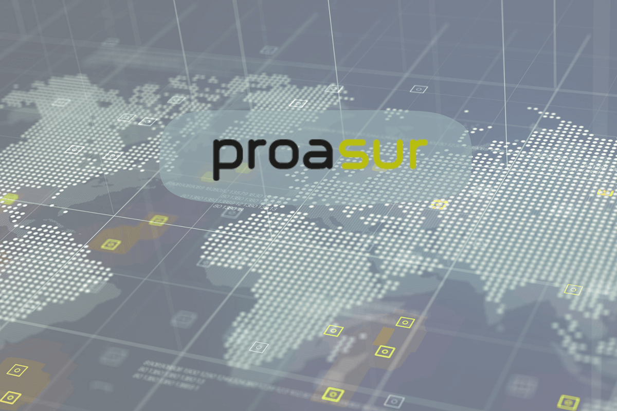Consolidación Proasur mercados internacionales con mapa global de presencia exterior.