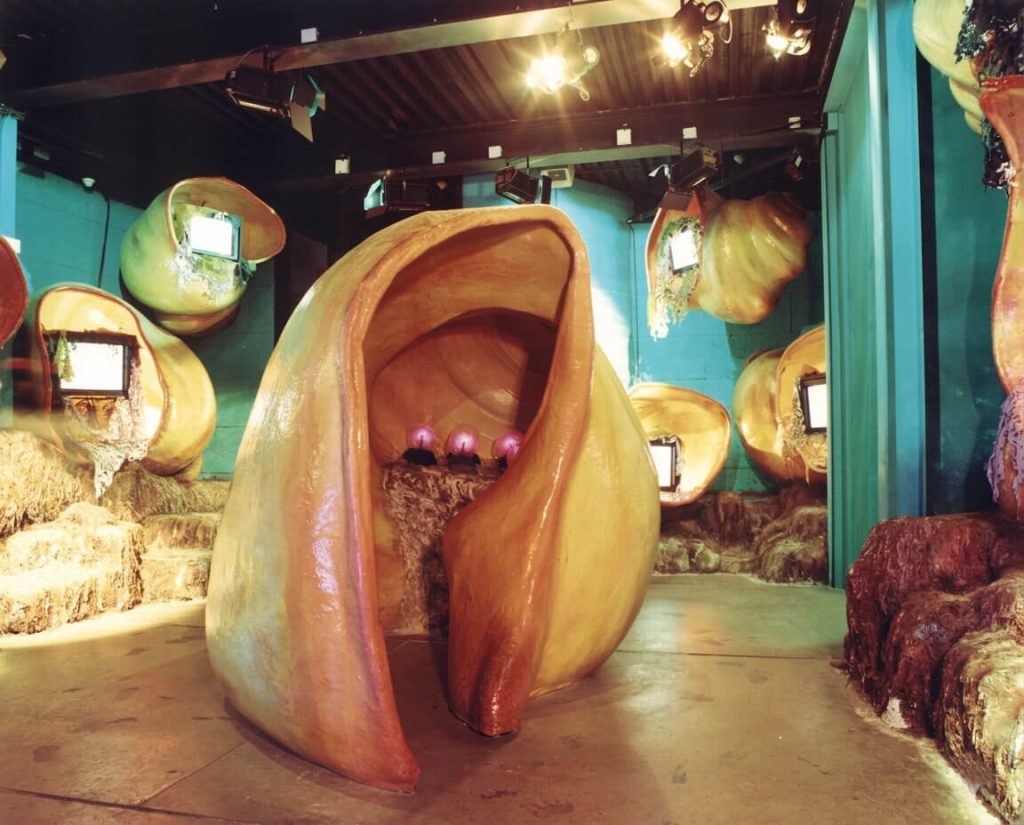 Interior del Pabellón de Asturias en la Expo 92 de Sevilla producido por Proasur